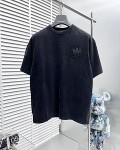 2023 أزياء جديدة ami t Shirt Men Hip Hop Vintage غسلت القمصان الضخمة y2k t للنساء في الشارع تيز الملابس الصيفية