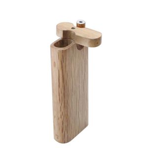 Drewno naturalne ręcznie robione drewniane ziemianki z ceramiczną jeden hitter metalowy hak tytoniowy rurki palenia Portable6518087