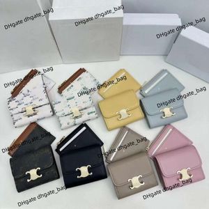 Designer Bag Short Wallet Top Quality Genuine Leather Multi-slot Card Bag Men's and women's Fashion two-piece set Detachable Thin Calf Pickup Sleeve Coin purse