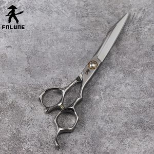 FNLUNE 6,5 tum VG-10 Strange Blade Professional Hair Salon Sessors Cut Barber Tools Haircut Shear Hairdressing Scissors 240228