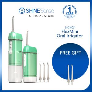 Branqueamento Shinesense Irrigador Oral Dental Water Flosser Thread Pick Jet 3 Modo 250ml Recarregável À Prova D 'Água para Limpeza de Dentes Branqueamento