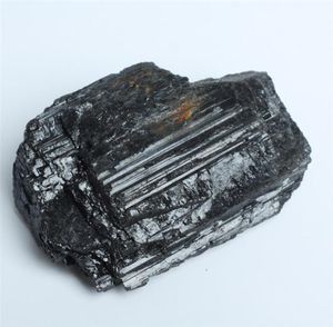 Целые 150 г Натуральный черный кристалл турмалина Драгоценные камни Энергия Чакра Камень Минеральные образцы Гравийное украшение Оригинальный камень Specime5455805