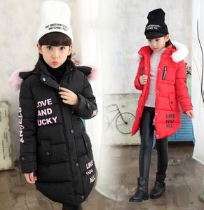 Perakende Kids Kış Coats Kızlar Lüks Tasarımcı Kış Pamuk Pamuklu Sıcak Ceket Aşağı Bebek Kız Kız Kapşonlu Ceketler Dış Giyim 3412872