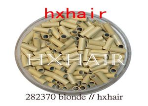 20000pcs 28mm Copper Tube Micro Rings Links Beads Black DBrown Brown LBrown Blonde7135295