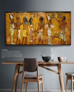 Vintage ägyptisches Wandbild, Druck auf Leinwand, großes Ägypten-Leinwand-Kunstdruck, Wanddekoration, Poster für Wohnzimmer, Büro, Dekorationen9404420