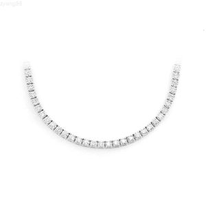 21,32 TCW i 28 gramów UNISEX FINE JEADY BINETIRY 925 STREBLING SREBRE SREBRNE MOISSANITE DIOND 4 mm Tennis Chain w najlepszej cenie