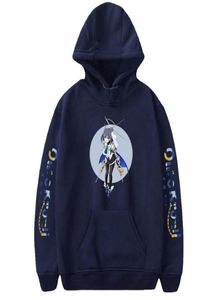 Men039s толстовки с капюшоном Ouro Kronii 2D WomenMen Japan Harajuku Style Hoodie Sweatshirt ClothesMen039s1517829