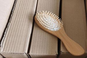 Natural Bamboo Brush Healthy Care Massage Hair Combs Antistatic Detangling Airbag Hairbrush Hair Styling Tool LX74698169149