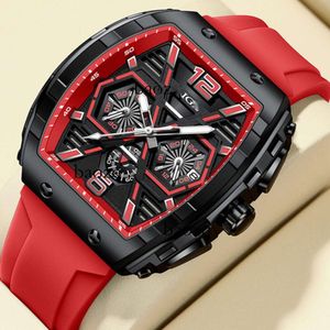 New Watch Men's Authentic Men's Brand Student and Youth Large Dial Sports Luminous Quartz Watch Barrel formad