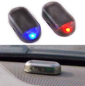 Auto Alarm Licht Gefälschte Sicherheit Licht Solar Powered Simulierte Dummy Drahtlose Warnung Diebstahl Vorsicht Lampe LED Blinkt Nachahmung2129461