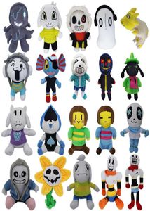 New Underale Sans Skull Plush Toys 16 Styles fyllda djurdockor under Legend Halloween -gåvan 20cm till 36cm3712492