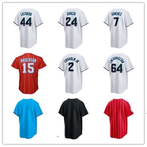 Personalizado Miami Masculino feminino Juventude Marlins 35 A.J.Puk 36 Dylan Floro 9 Jean Segura 12 Jorge Soler 18 Joey Wendle 4 Nick Fortes 5 Jon Berti 84 JT Chargois Camisas de beisebol