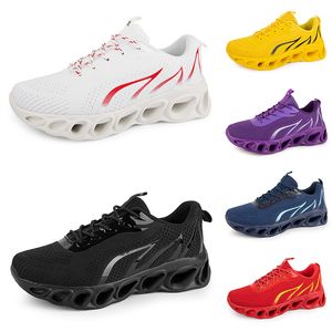 2024 men women running shoes Black White Red Blue Yellow Neon Grey mens trainers sports outdoor athletic sneakers GAI color91