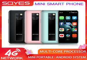 Mini Cep Telefonları Soyess10H 3G 4G LTE Akıllı Telefon 3GB 64GB ROM 35inch MTK Quadcore Android Cep Telefonu 2100mAH 50MP 80MP Küçük POC7634543