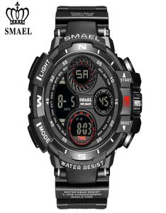 Smael Brand Sports Watch Men LEDデジタル防水シリコーン腕時計トップラグジュアリーアーミーアウトドアメンズウォッチRelogio Masculino4609998