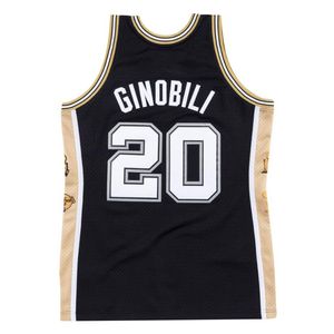 Genähtes Basketballtrikot Manu Ginobili 2002-2018 Mesh Hardwoods klassisches Retro-Trikot Herren Damen Jugend S-6XL