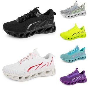 2024 men women running shoes Black White Red Blue Yellow Neon Grey mens trainers sports outdoor athletic sneakers GAI color4