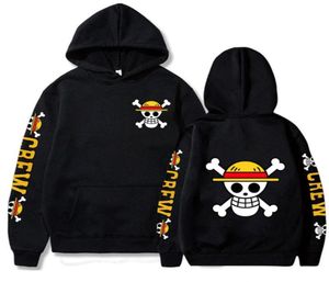 Men039s Bluzy Bluzy anime One Piece luffy print men Hip Hop Winter unisex harajuku topsmen039S6315164