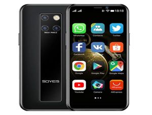 オリジナルのミニデュアルシムカード携帯電話SOYES S10H QUAD CORE 3GB 64GBロック解除35インチタッチスクリーンAndroid 90 Face ID WiFi Small4102754