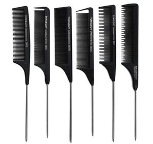 Professionell antistatisk råtta svanskam Metall Hårkam Hår Salong Använd hår Beauty Tool Toni Guy1319131