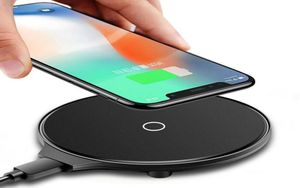 5W 10W Qi 미니 빠른 충전 초박형 휴대 전화 무선 충전기 송신기 iPhone 용 Samsung Huawei Oppo Vivo Google LG No5201641