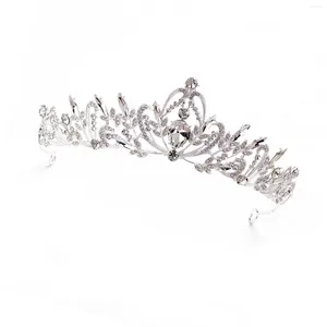 Headpieces Vuxen Princess Crown Headwear Dazzling Rhinestones Underbara smycken för brudbrudtärna dräkt