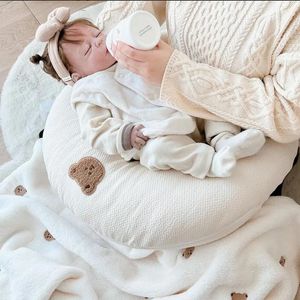 القمر شكل وسادة الطفل القطن لينة متعددة المستحضرات التمريض الأمومة وسادة الرضاعة الطبيعية الراحة الوفير الغسيل الغسل 240228
