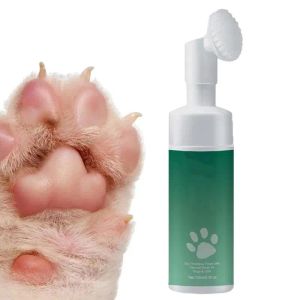 Removers Dog Paw Cleaner 100ml Waterless Shampoo Paw Cleaner With Brush For Dogs No Rinse Dog Shampoo Pet Foot Cleaning accessories