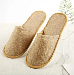 Convidados 2024 Linen Hotel Cotton Non Slip convidados Hospitalidade Home Hotel Hotel Slippers Wholesale 481