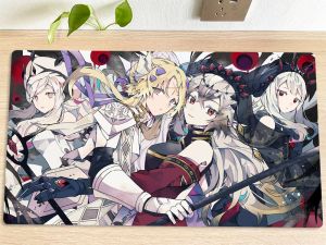 Almofadas YuGiOh Mesa Playmat Blazing Cartesia the Virtuous Ecclesia TCG CCG Mat Trading Card Game Mat Mouse Pad Gaming Play Mat Free Bag