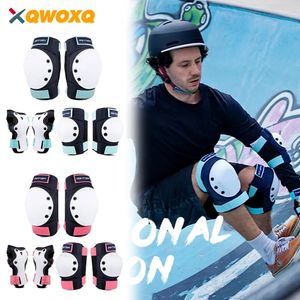 6PC/Set Professional Roller Protector dla nastolatków Dorośli Cykling Rock Climbing Knee Elbow Elow Broń Ochronne 240227