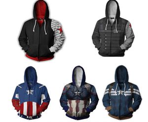 2020 manga longa 3d impresso inverno soldado hoodies moletom masculino com capuz jaqueta roupas x06106860845