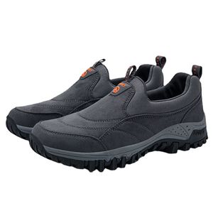 Новые слипоны больших размеров, дышащая походная обувь, уличная походная обувь, модная мужская обувь, прогулочная обувь, кроссовки GAI 002