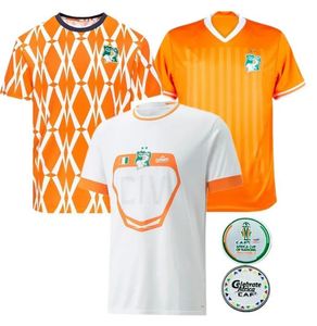 Elfenbenskustens fotbollströjor 2023 24 Africa Cup Home Away Third Cote D Ivoire Zaha Konate Krasso Diomande Kossounou Sangare 2024 Men Football Shirts Kits Adult Uniforms