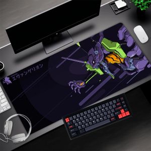 Pads Desk Pad Anime Evangelions Playmat Xxl Mouse Pads Game Surface Deskmat Manga Accessories Maudpad Japanese Mat 30x80 Mousepepad