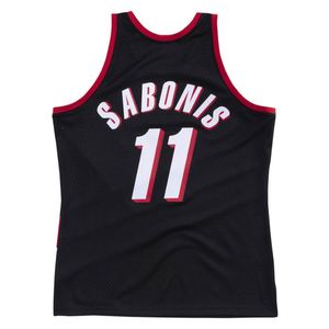 Sömda baskettröjor Arvydas Sabonis 1999-00 Mesh Hardwoods Classic Retro Jersey S-6XL