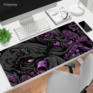 Pads Large Mousepad Gamer Mousepads Keyboard Mat Desk Rug Octopus Monster Pc HD Desk Mats Company Oni Mouse Pad For Gift 90x40cm