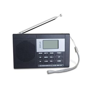 Radio Digital AM FM Radio Telescopic Antenna Full Band Portable Radio Receiver Retro FM World Pocket Radio Player for Elder