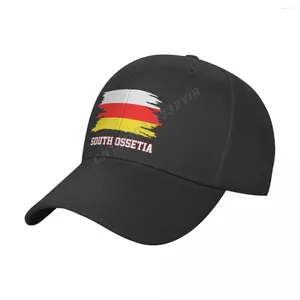 Ball Caps Baseball Cape South Ossetia Flag Flag Cool Ossetians Fani Wild Sun Shade Piar Regulowane na zewnątrz dla mężczyzn kobiety