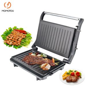 Schaar Electric Bbq Grill 110240v Less Barbecue Steak Sand Maker Non Stick Cuisn Breakfast Hine for Kitchen Home Appliance