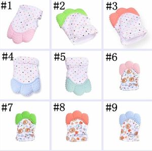 Teether Gloves Newborn Grind Teeth Chew Sound Toys Silicone Grind Children039s Mittens Teething Pain Relief Practice Toys Mater6035826