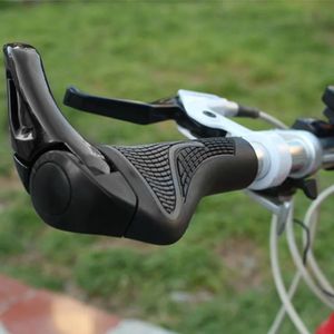 Ciclismo mountain bikebike apertos guiador apertos lidar com barra final lock-on ergonômico acessórios de bicicleta 240223