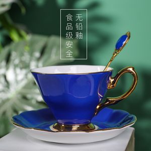 Canecas estilo europeu copos de café conjunto de 6 caneca cerâmica osso china xícara de chá personalização de escritório 230815