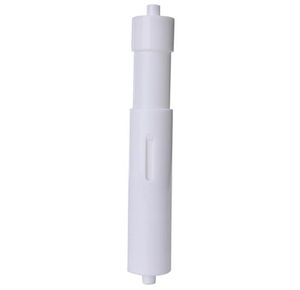 Toilet Paper Holders White Plastic Replacement Roll Holder Roller Insert Spindle Spring3077448