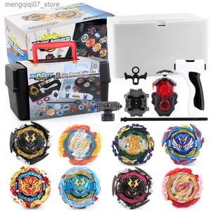 Beyblades Metal Fusion Toupie sセットバーストメタルフュージョンジャイロハンドルランチャーツールボックススピニングトップおもちゃXD168-21-03 L240304