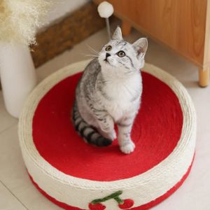 Scratchers Cat Nest Cat Scraper Scraping Scratcher Pad Sisal Weave Cats Scratching Board Cats Training Toys Soffa Mat Bed Pet Supplies