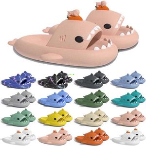 Designer di spedizione gratuita scivoli squalo sandalo GAI cursori pantofola per uomo donna sandali scivolo pantoufle muli uomo donna pantofole scarpe da ginnastica sandali color312