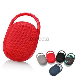 Portabla högtalare JHL Clip 4 Mini Wireless Bluetooth Speaker Portable Outdoor Sports Audio Double Horn Speakers 5 Colors 240304