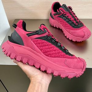 Utomhus sport vandringskor män kvinnor spår vandring läder bergsklättring skor vattentäta sneakers trailgrip gore tex brodered skor storlek46-35