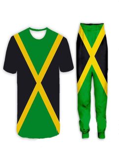 Whole2022 New Fashion Jamaica Flag Emblem 3D All Over Print Tute TShirtjoggers Pantaloni Suit Donna Uomo 058688680